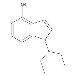 1-(pentan-3-yl)-1H-indol-4-amine结构式