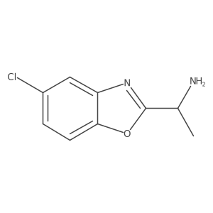 2-Benzoxazolemethanamine, 5-chloro-alpha-methyl-结构式