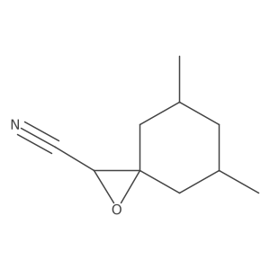 5,7-Dimethyl-1-oxaspiro[2.5]octane-2-carbonitrile Structure