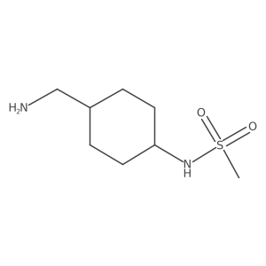N-[(1r,4r)-4-(aminomethyl)cyclohexyl]methanesulfonamide结构式
