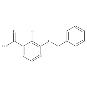 2-(Benzyloxy)-3-chloroisonicotinic acid Structure