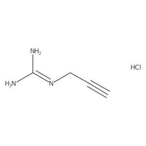 N-(prop-2-yn-1-yl)guanidine hydrochloride Structure