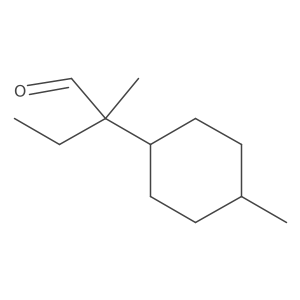 2-Methyl-2-(4-methylcyclohexyl)butanal Structure