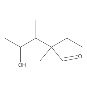 2-Ethyl-4-hydroxy-2,3-dimethylpentanal Structure