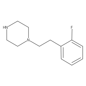 1-[2-(2-Fluorophenyl)ethyl]piperazine结构式
