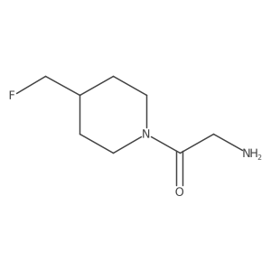 2-Amino-1-(4-(fluoromethyl)piperidin-1-yl)ethan-1-one Structure