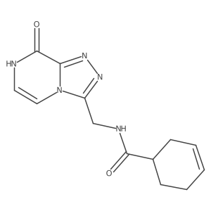 N-((8-hydroxy-[1,2,4]triazolo[4,3-a]pyrazin-3-yl)methyl)cyclohex-3-enecarboxamide结构式