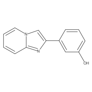 3-Imidazo[1,2-a]pyridin-2-ylphenol结构式