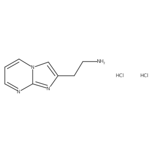 2-{Imidazo[1,2-a]pyrimidin-2-yl}ethan-1-amine dihydrochloride Structure