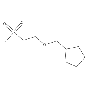 2-(Cyclopentylmethoxy)ethanesulfonyl fluoride结构式
