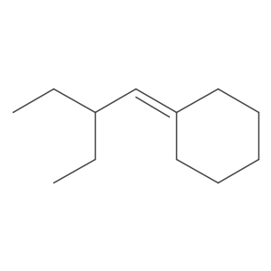 (2-Ethylbutylidene)cyclohexane结构式