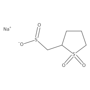 Sodium (1,1-dioxo-1lambda6-thiolan-2-yl)methanesulfinate Structure