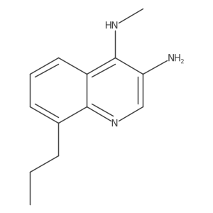 N4-methyl-8-propylquinoline-3,4-diamine Structure
