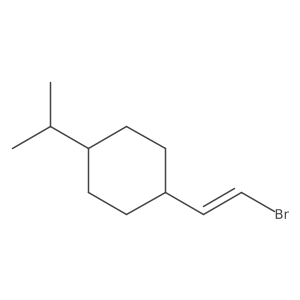 1-(2-Bromoethenyl)-4-(propan-2-yl)cyclohexane结构式