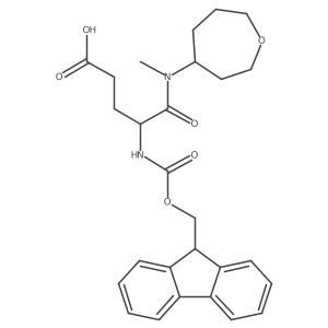 4-({[(9H-fluoren-9-yl)methoxy]carbonyl}amino)-4-[methyl(oxepan-4-yl)carbamoyl]butanoic acid Structure