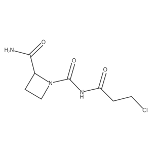 N1-(3-chloropropanoyl)azetidine-1,2-dicarboxamide结构式