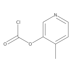 4-Methylpyridin-3-yl chloroformate结构式