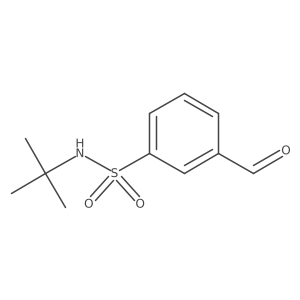N-tert-Butyl-3-formylbenzenesulfonamide结构式