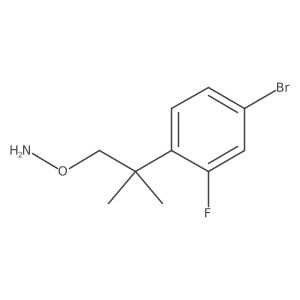 O-[2-(4-bromo-2-fluorophenyl)-2-methylpropyl]hydroxylamine结构式