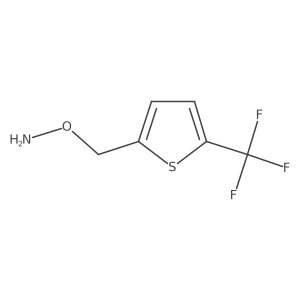 O-{[5-(trifluoromethyl)thiophen-2-yl]methyl}hydroxylamine结构式