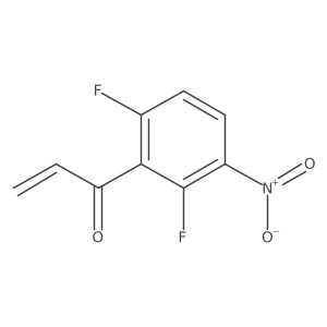 1-(2,6-Difluoro-3-nitrophenyl)prop-2-en-1-one结构式