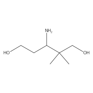 3-Amino-2,2-dimethylpentane-1,5-diol结构式