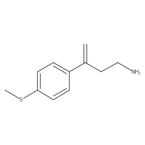3-[4-(Methylsulfanyl)phenyl]but-3-en-1-amine结构式