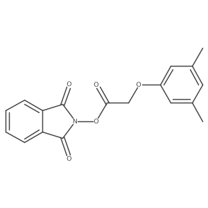 1,3-dioxo-2,3-dihydro-1H-isoindol-2-yl 2-(3,5-dimethylphenoxy)acetate结构式