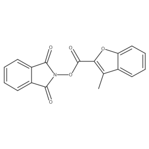1,3-dioxo-2,3-dihydro-1H-isoindol-2-yl 3-methyl-1-benzofuran-2-carboxylate结构式
