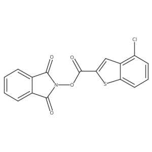 1,3-dioxo-2,3-dihydro-1H-isoindol-2-yl 4-chloro-1-benzothiophene-2-carboxylate Structure