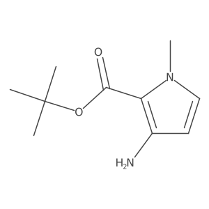 Tert-butyl 3-amino-1-methylpyrrole-2-carboxylate Structure