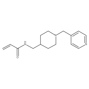 N-[[1-(Pyridin-4-ylmethyl)piperidin-4-yl]methyl]prop-2-enamide Structure