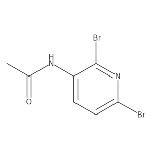 N-(2,6-dibromopyridin-3-yl)acetamide Structure