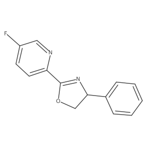 (R)-2-(5-Fluoropyridin-2-yl)-4-phenyl-4,5-dihydrooxazole Structure