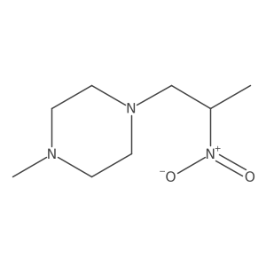 1-Methyl-4-(2-nitropropyl)piperazine结构式