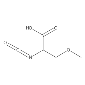 (2S)-2-isocyanato-3-methoxypropanoic acid结构式