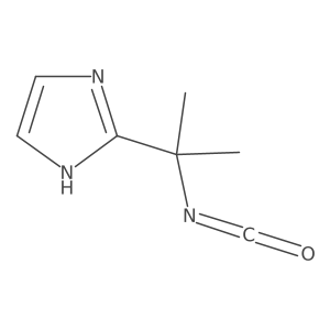2-(2-isocyanatopropan-2-yl)-1H-imidazole结构式
