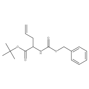 tert-butyl (2R)-2-{[(benzyloxy)carbonyl]amino}pent-4-enoate结构式
