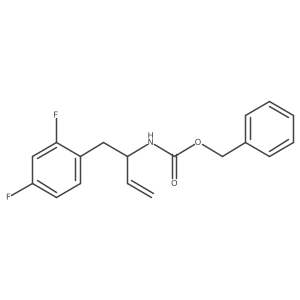 benzyl N-[1-(2,4-difluorophenyl)but-3-en-2-yl]carbamate Structure