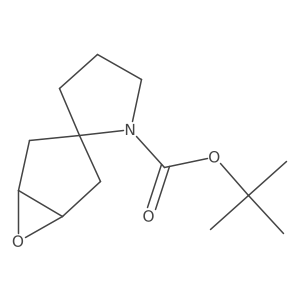 Tert-butyl 6-oxaspiro[bicyclo[3.1.0]hexane-3,2'-pyrrolidine]-1'-carboxylate Structure