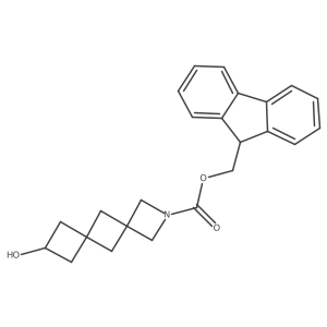 (9H-fluoren-9-yl)methyl 8-hydroxy-2-azadispiro[3.1.3^{6}.1^{4}]decane-2-carboxylate结构式