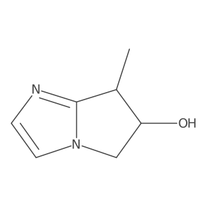 (6S,7R)-7-Methyl-6,7-dihydro-5H-pyrrolo[1,2-a]imidazol-6-ol Structure