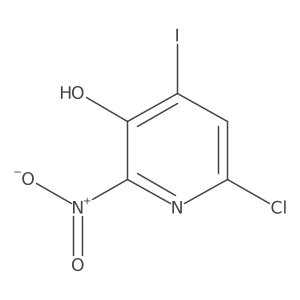 6-Chloro-4-iodo-2-nitropyridin-3-ol Structure