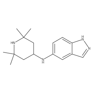 1H-Indazol-5-amine, N-(2,2,6,6-tetramethyl-4-piperidinyl)-结构式