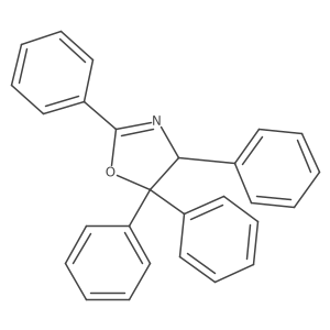 (R)-2,4,5,5-Tetraphenyl-4,5-dihydrooxazole结构式