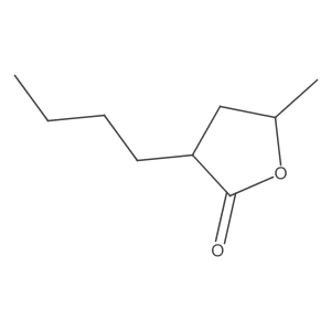 (3S,5S)-3-Butyl-5-methyloxolan-2-one结构式