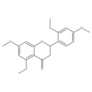 (2S)-2-(2,4-Dimethoxyphenyl)-2,3-dihydro-5,7-dimethoxy-4H-1-benzopyran-4-one Structure