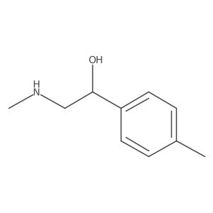 N-Methyl-beta-hydroxy-4-methyl-phenethylamine结构式