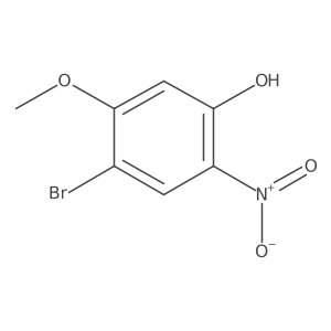 4-Bromo-5-methoxy-2-nitrophenol结构式