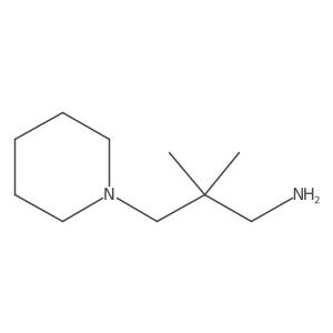 2,2-Dimethyl-3-piperidin-1-ylpropan-1-amine Structure